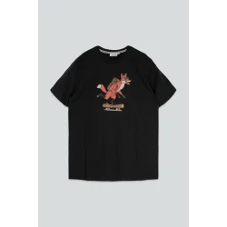 Pushing the log t-shirt moonless night
