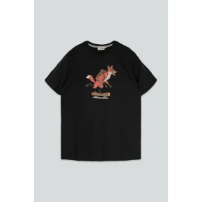 Pushing the log t-shirt moonless night