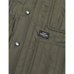 Quilt chore jacket forest night 