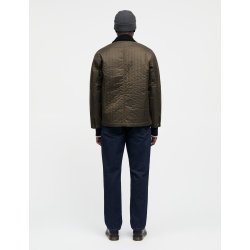 Quilt chore jacket forest night 