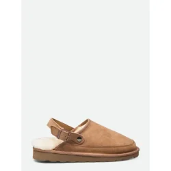 RHSydney buckle slippers almond