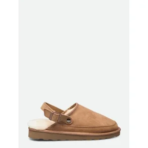 RHSydney buckle slippers almond