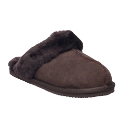 RHSydney shearling slippers coffee 