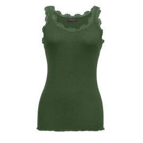 Silk top w/ lace 5205-485