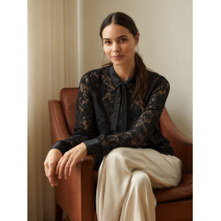 RWAlice lace ls shirt black