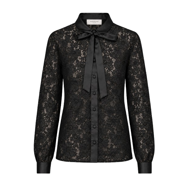 RWAlice lace ls shirt black