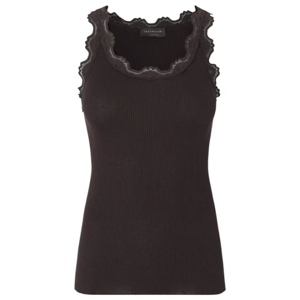 RWBabette silk long lace top mole 