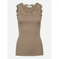 RWBabette silk long lace top walnut