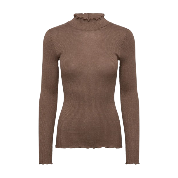 RWBoston lurex ls t-shirt walnut