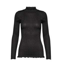 RWBoston lurex ls t-shirt black