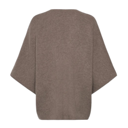 RWJesse wool cape cardigan walnut 