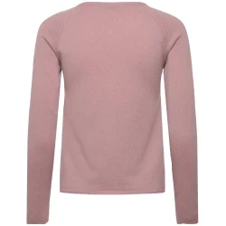 RWLaica cashmere raglan cardigan woodrose