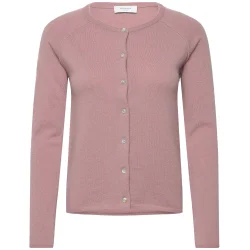 RWLaica cashmere raglan cardigan woodrose