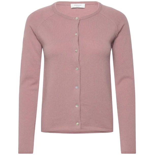 RWLaica cashmere raglan cardigan woodrose