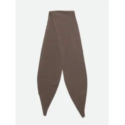 RWLaica cashmere small scarf walnut