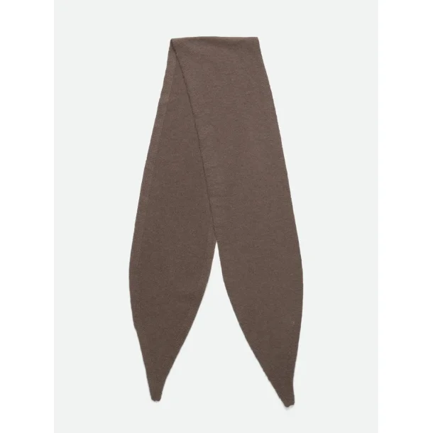 RWLaica cashmere small scarf walnut