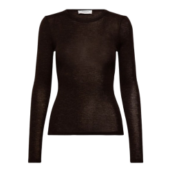 RWSara cashmere ls tshirt mole mel