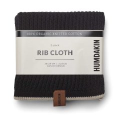 Rib cloth 2 pack coal stone