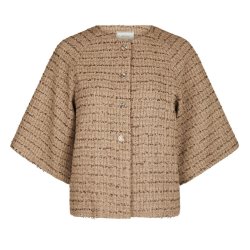 Rosella boucle mini jacket taupe