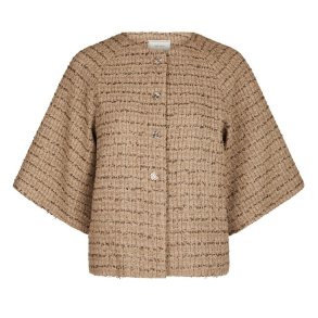 Rosella boucle mini jacket taupe