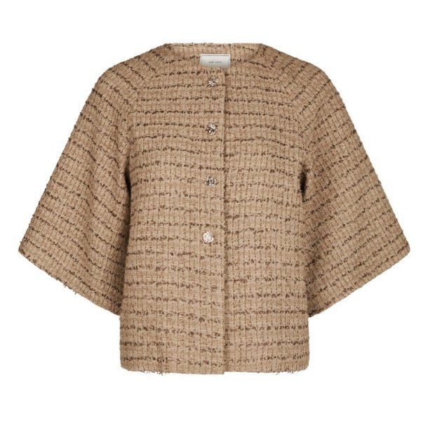 Rosella boucle mini jacket taupe