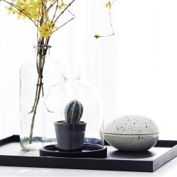 Rund urtepotte .7x7,5 cm