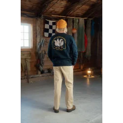 Seagull squad back crewneck blueber