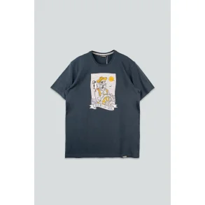 Seaparrot and shipster t-shirt blueberry