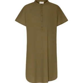 Seoul dress military olive