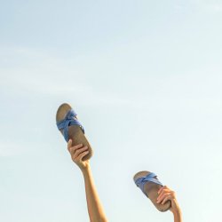 Shangies Women Blue Stripes