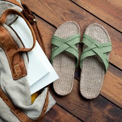 Shangies Women Green Leaves