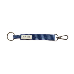 Shangies key chain blue stripees
