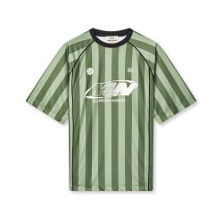 Shiny sport manna tee four leaf clover/oil green