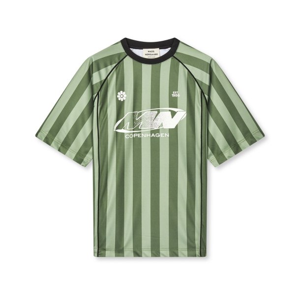 Shiny sport manna tee four leaf clover/oil green