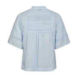 Siama s voile blouse light blue 