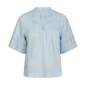 Siama s voile blouse light blue 