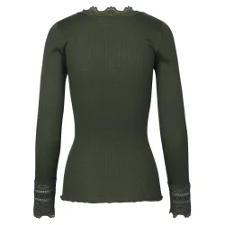 Silk t-shirt w/lace 5316-509