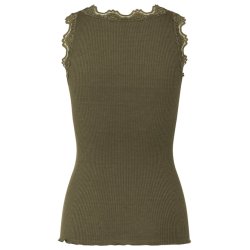 Silk top w/ lace 5205-509