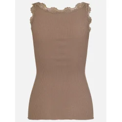 Silk top w/ lace 5205-931