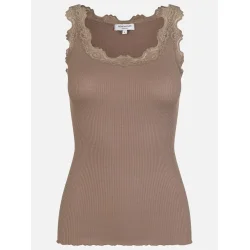 Silk top w/ lace 5205-931