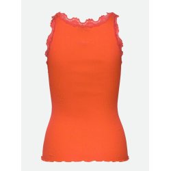 Silk top w/lace 5205-053