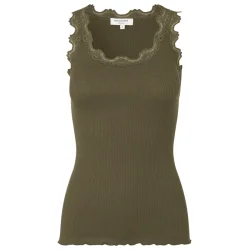 Silk top w/ lace 5205-509