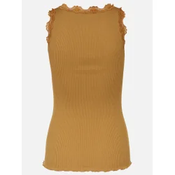 Silk top w/ lace 5205-763