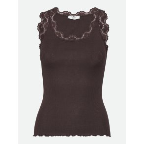 Silk top w/lace 5205-774