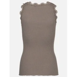 Silk top w/lace 5205-926