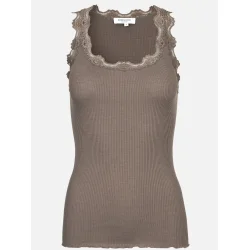 Silk top w/lace 5205-926