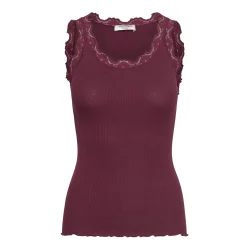 Silk top w/ lace 5205-028