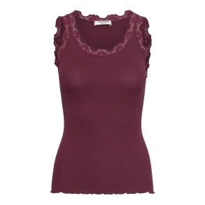 Silk top w/ lace 5205-028