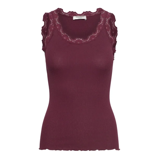 Silk top w/ lace 5205-028