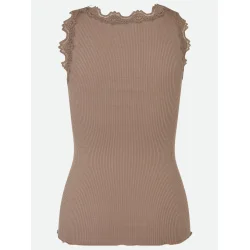 Silk top w/lace 5205-830